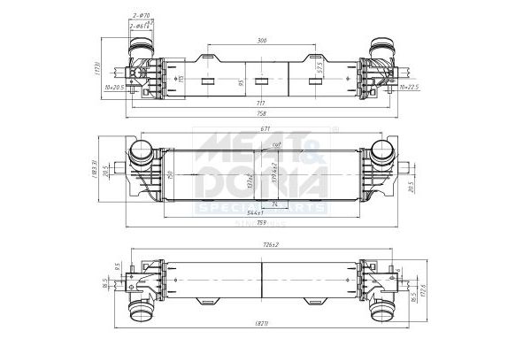Turbo Radyatörü  BMW 7 Serisi (G11/G12)(10.2015->)  BMW ORJINAL 1751 8 576 509