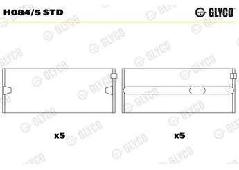 Ana Yatak (STD)  GLYCO H084/5 STD  H0845STD 26105561B 026 105 561 B 26105591B 026 105 591 B 26198491 026 198 491 30105561F 030 105 561 F 30105591 030 105 591 56105561B 056 105 561 B 56105591A 056 105 591 A 68105561 068 105 561 68105591A 068 105 591 A 68198491 068 198 491