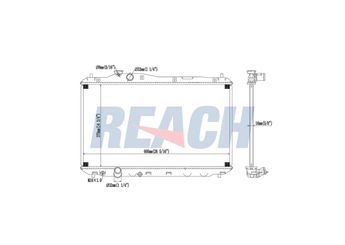 Su Radyatörü  RADISEN RR 681387  19010R1AA02 19010R1AA52