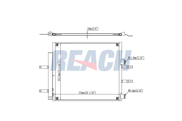 Klima Radyatörü  Jaguar XJ (X351)(2009->)  NRF 350367