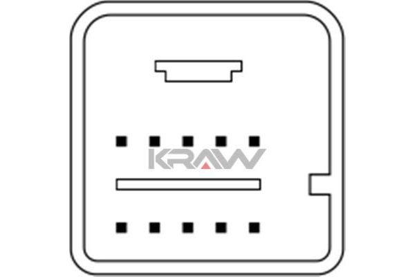 Cam Açma Düğmesi Ön Sol MCAR AN-1414