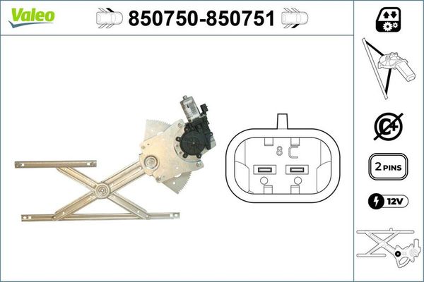Cam Krikosu Ön Sol VALEO 850750