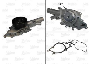 Devirdaim Su Pompası  VALEO 506675  A6132000701 6132000701