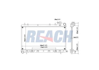 Su Radyatörü  RADISEN RR 67715  45119SA060 45111SA130 45111SA131 45111-SA131 45119-SA060