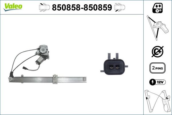 Cam Krikosu Arka Sol VALEO 850858