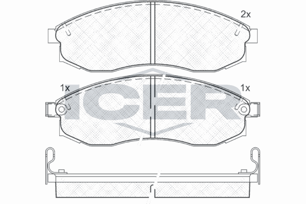 Fren Disk Balata Ön Nissan Maxima QX (A32)(10.1994->)  AYD 60307A