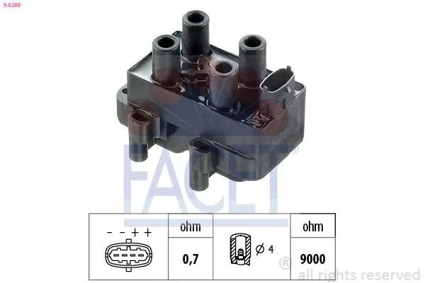Ateşleme Bobini  FACET 9.6289