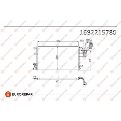 Klima Radyatörü  Kia Sportage (KM)(2005->)  EUROREPAR 1682215780