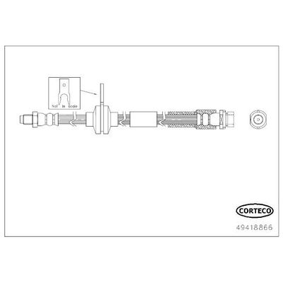 Fren Hortumu Arka Sağ veya Sol Ford Focus S.Wagon (CEW)(2014->)  CAVO C901 472A