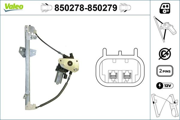 Cam Krikosu Ön Sol VALEO 850278
