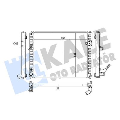 Su Radyatörü  Infiniti QX50 (11.2013->)  KALE 354220