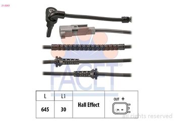 Abs Sensörü Ön Sağ veya Sol PSA ORJINAL 94544440  94544440 95490814 94 544 440 95 490 814 1247465 12 47 465 1249066 12 49 066