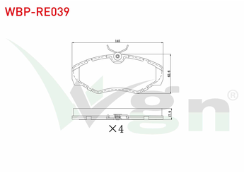 Fren Disk Balata Ön WGN WBP-RE039  93192063 8671005954 9199257 93173641 4106000QAE 7701054771 95599219 1605198 1605215 4414021 4414519 6025371279 6025371662 7701050914 8671016180 41060-00QAE 44 14 021 44 14 519 60 25 371 279 60 25 371 662 77 01 050 914 77 01 054 771 86 71 005 954 86 71 016 180 16 05 198