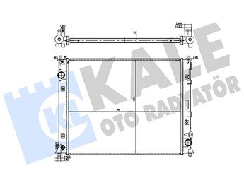 Su Radyatörü  MGA 80504  190105FAZ01 190105AAA01