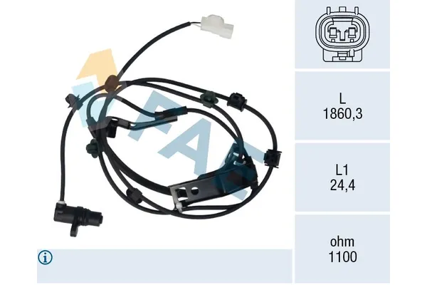 Abs Sensörü Arka Sağ ZEGEN ZAS1446