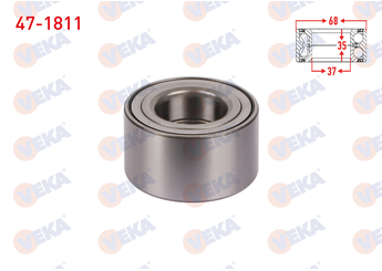Teker Rulmanı Ön Sağ veya Sol VEKA 47-1811  46532573 71753812