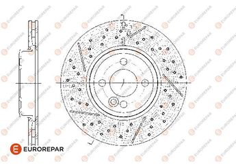 Fren Disk Ayna Ön Sağ ve Sol EUROREPAR 1667863380  1667863380 34116777825 34116777826