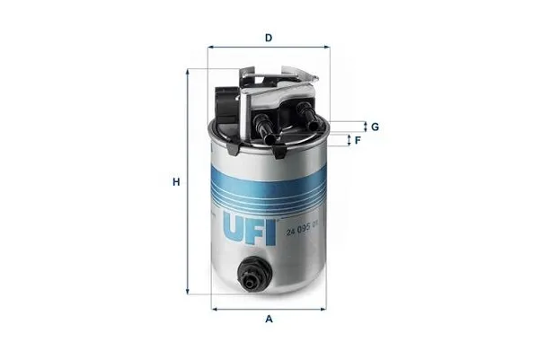 Yakıt Filtresi  Nissan X-Trail (T32)(04.2014->)  AXAM 216113719