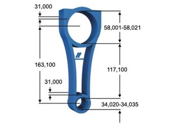 Piston Kolu  MADE IN TAIWAN 6M346200AB  6M346200AB 4943884