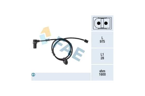 Abs Sensörü Arka Sol FAE 78053