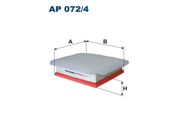 Hava Filtresi  Opel Meriva B (03.2010->)  FILTRON AP 072/4