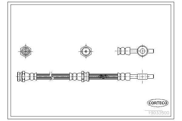 Fren Hortumu Arka Sağ veya Sol SVAC 80-0113