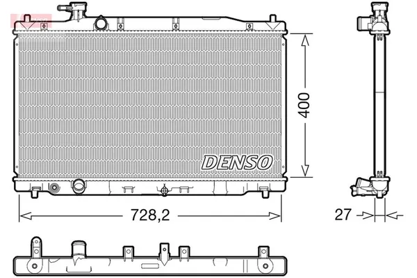 Su Radyatörü  DENSO DRM40050