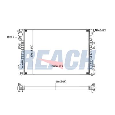 Su Radyatörü  Toyota Corolla (E12)(2002->)  BSG 85-520-012