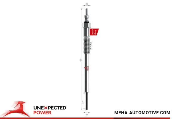 Isıtma Bujisi  Isuzu D-Max (06.2012->)  MAHER 30255