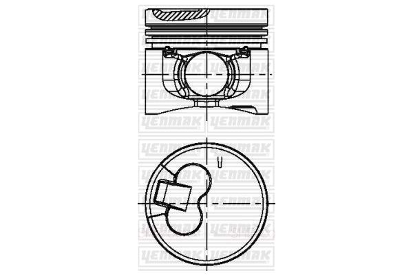Piston  YENMAK 4357-STD