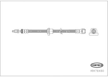 Fren Hortumu Ön Sağ veya Sol FROW 836.1112.012  3430685426