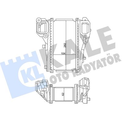 Turbo Radyatörü  Honda Civic Tourer (FK)(01.2014->)  KALE 375825
