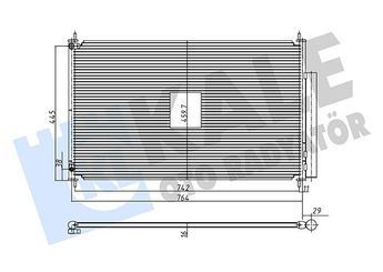 Klima Radyatörü  KALE 361315  80110SZAA01