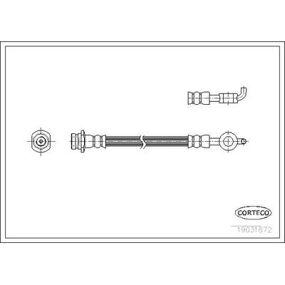 Fren Hortumu Arka Sağ veya Sol SVAC 30-0150