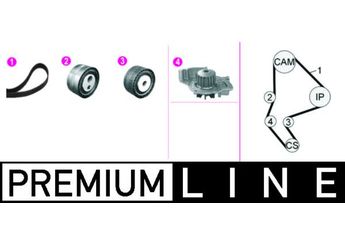 Devirdaim Su Pompası  MAHLE CPK 135 000P  816A6 816A7 829C3 829C4 1201E8 96375140 9637514080 9463380180 9463623088 9467521380 9467521480 9637513980 1232499 1432630 1562255 3M5Q8591AA 3M5Q8591DA 3M5Q8591EA 30725831 8653806 0816.A6 0816.A7 0829.C3 0829.C4 96.375.140 96.375.140.80