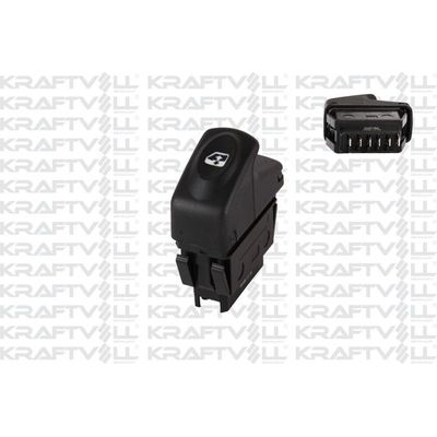 Cam Açma Düğmesi Arka Sağ veya Sol Renault Megane I Cabriolet (EA0)(08.1995->)  KRAFTVOLL 04050064