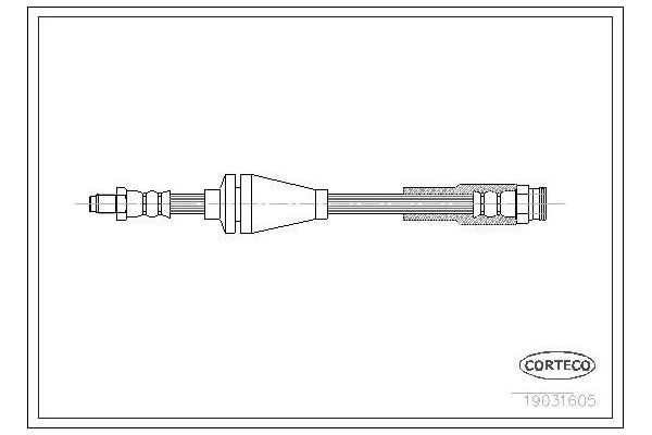 Fren Hortumu Ön Sağ veya Sol FROW 170.1112.001