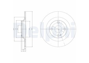 Fren Disk Ayna Arka Sağ ve Sol DELPHI BG3967  8942126030 N0YY26251A N06Y26251B N06Y-26-251B N06Y26251 N06Y26251A N0YY26251B N0YY-26-251B N0YY26251 N0YY-262-51
