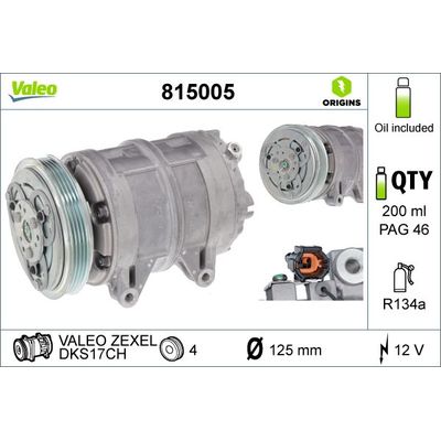 Klima Kompresörü  VALEO 815005