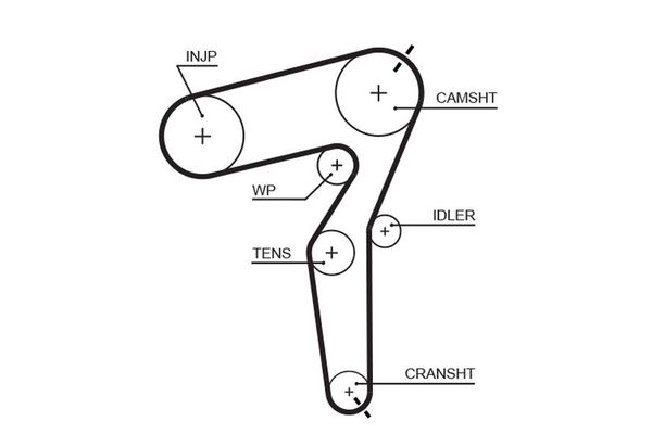 Triger Kayışı  Alfa Romeo 159 (140)(2005->)  GATES 5650XS