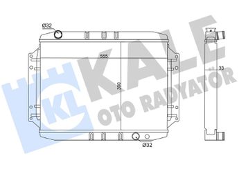 Su Radyatörü  VALEO 732304  2897093692101 9735000803 A9735000803