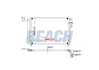 Klima Radyatörü  BEHR AC 434 000P  976061G300 97606-1G300