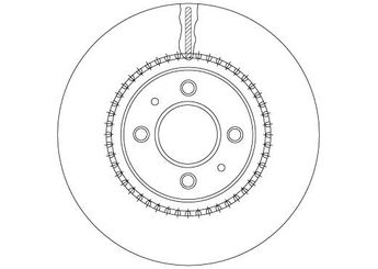 Fren Disk Ayna Ön Sağ ve Sol TRW DF6904  517121W050 51712C8500 51712H8500 51712-1W050