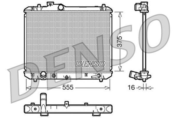Su Radyatörü  DENSO DRM47007