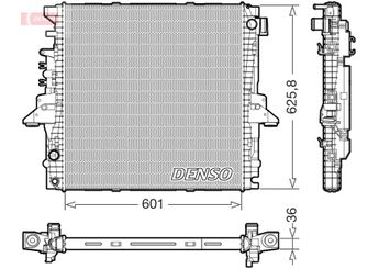 Su Radyatörü  DENSO DRM14004  DRM14004 LR015560