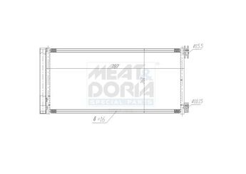Klima Radyatörü  RENAULT ORJINAL 921008178R  921008178R 4422250 04422250