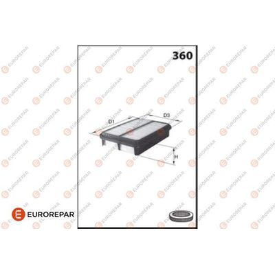 Hava Filtresi  Daewoo Nubira Limousine (1997->)  EUROREPAR 1682256180