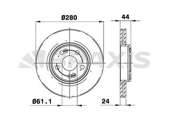 Fren Disk Ayna Ön Sağ ve Sol BRAXIS AE0156  7701206198