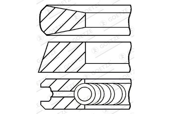 Segman (72.00MM-STD)  RIK 43000-000