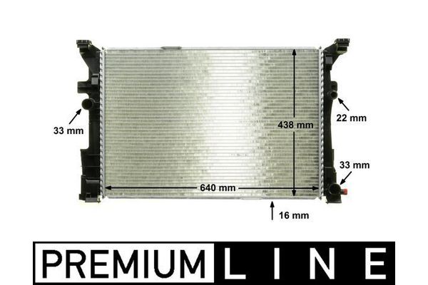Su Radyatörü  Mercedes CLA -Serisi (BM117)(03.2013->)  MAHLE CR 2169 000P